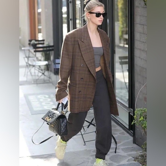 Ralph Lauren Glen Check Double-Breasted Wool Blazer - Picture 15 of 15